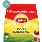 Lipton Doğu Karadeniz Bergamotlu Demlik Çay 150 Adet x 8 Ekonomik Paket Lezzetli Aroma