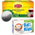 Lıpton Dogu Karadenız Demlık Cay 100 Lu + Balkupu Seker Kup Gold 1000 gr