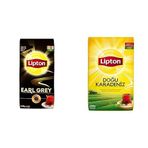 Lipton Earl Grey Dökme Bergamot Aromalı Siyah Çay Özel Seri 500 G ve Lipton Doğu Karadeniz Dökme Çay, 1000 g