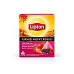 Lipton Kırmızı Meyve Rüyası Çilek Aromalı 15'li Piramit Poşet Çay