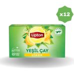 Lipton Limonlu Yeşil Çay 20'li - (12 Adet)