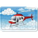 Lipyos 54 Parça Ahşap Puzzle Helikopter