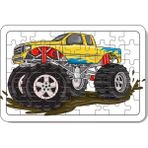 Lipyos 54 Parça Araba Ahşap Puzzle