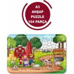 Lipyos Çiftlikte Hayat A3 104 Parça Puzzle, Oyuncak, Yapboz