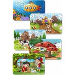 Lipyos Deniz Altı, At Arabası, Çiftlik Hayvanları, Sevimli Kahramanlar, Çocuklar 54 Parça Ahşap Puzzle