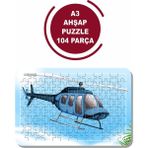 Lipyos Helikopter A3 104 Parça Puzzle, Oyuncak, Yapboz