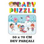 Lipyos Kardan Adam Karda Oyun Yeni Yıl Dev Parçalı Eğlenceli Puzzle 50X70 Cm