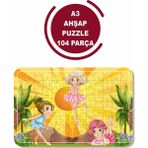 Lipyos Kız Kızayız A3 104 Parça Ahşap Puzzle