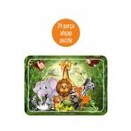 LİPYOS Lunapark, Tren 24 Parça Ahşap Puzzle