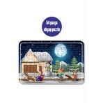 LİPYOS Noel Baba, Kardan Adam, Yılbaşı, Hediyelik 54 Parça Puzzle
