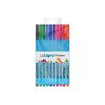 Liqeo F8027 Fınelıner Kalem Pvc' Li 10'lu Set (10 Renk )
