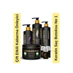 Liquid Keratin Çift Etkili Saç Botoksu No 1 - (ONARIM BAKIM) Keratin Seti - Yanan Yıpranan Kabaran Saçlara
