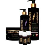 Liquid Keratin Ekstra Düzleştirici 4'lü Keratin Bakım Seti (Şampuanlı)
