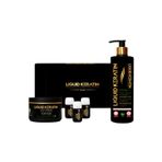 Liquid Keratin Evde Keratin Bakımı - Yıpranan Yanan Kırılan Kuru Mat Sert Saçlar Için - Şampuanlı Süper Set KRS5101-YHB