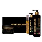 Liquid Keratin Kabaran ve Zor Taranan Saç Keratin Bakım Seti