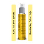 Liquid Keratin Kuru Kabaran Elektriklenen Saçlar Için Keratin Bakım Yağı (50ML)