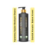 Liquid Keratin Kuru Mat Sert Kırık Yıpranmış Saç Uçları Için Durulanmayan Keratin Saç Bakım Kremi (NEMLENDİRİCİ)