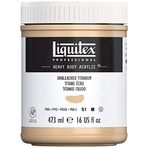 Liquitex 4412434 Professional Heavy Body akrilik boya, sanatçı kalitesinde, mükemmel ışık haslığı, yağlı tutarlılık, 473 ml saksı – ağartılmamış titanyum