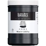 Liquitex 4413244 Professional Heavy Body Akrilik Boya, Sanatçı Kalitesinde, Mükemmel Işık Haslığı, Yağlı Tutarlılık, 946 ml Saksı, Fildişi Siyahı