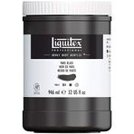 Liquitex 4413276 Professional Heavy Body akrilik boya, sanatçı kalitesinde, mükemmel ışık haslığı, tereyağı kıvamında, 946 ml tencere - Mars siyahı