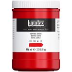 Liquitex 4413292 Professional Heavy Body akrilik boya, sanatçı kalitesinde, mükemmel ışık haslığı, tereyağı kıvamında, 946 ml tencere - naftol kırmızısı karmin