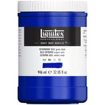 Liquitex 4413380 Professional Heavy Body Akrilik Boya, Sanatçı Kalitesinde, Mükemmel Işık Haslığı, Yağlı Kıvamda, 946 ml Saksı, Deniz Mavisi (Yeşil Ton), 946 ml Saksı, Akrilik Boya
