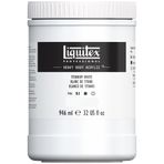Liquitex 4413432 Professional Heavy Body akrilik boya, sanatçı kalitesi, mükemmel ışık haslığı, tereyağı kıvamında, 946 ml tencere - titanyum beyazı