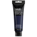 Liquitex 8870066 Basics - Akrilik Boya, Tek Pigment Sanat Boyası, Işığa Dayanıklı, Arşiv Kalitesi, Saten Kaplama, Tüp 118 ml - Mavi İmitasyon Prusya