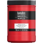 Liquitex akrilik boya, monopigmentli sanatçı pigmentleri, akrilik, Kadmiyum Kırmızısı Renk Tonu, Acrylfarbe - 946ml Topf
