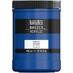 Liquitex akrilik boya, monopigmentli sanatçı pigmentleri, akrilik, Mavi, Acrylfarbe - 946ml Topf