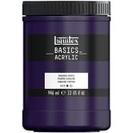 Liquitex akrilik boya, monopigmentli sanatçı pigmentleri, akrilik, Mor (Dioxazinpurpur), Acrylfarbe - 946ml Topf