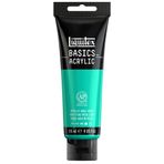 Liquitex BASICS Akrilik Boya, 118ml (4 oz) Tüp, Metalik Deniz Yeşili