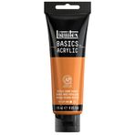 Liquitex BASICS Akrilik Boya, 118ml (4 oz) Tüp, Metalik Yanmış Turuncu