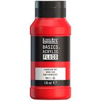 Liquitex Basics Fluid Akrilik Boya 118ML Fluorescent Red 983 S.2