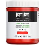 Liquitex Professional Heavy Body Akrilik Boya 473 ml, Kadmiumfrei Kırmızı Mittel, 473ml Topf - Acrylfarbe