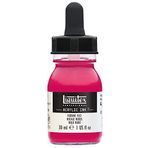 Liquitex Profesyonel Akrilik Mürekkep, 1 oz (30 ml) Kavanoz, Yakut Kırmızısı