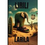 Lirili Larila composition Notebook: Funny Elephant-Themed wide-ruled journal