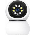 Lisa Butik Ip Wifi 360° 1080P Güvenlik Kamerası Gece Görüşlü Led Işıklı Alarmlı Kamerası Panda Kılıflı