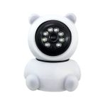 Lisa Butik Panda 360° 1080P IP Gece Görüşlü LED Işıklı Alarmlı IP Beyaz Wifi Güvenlik Kamerası
