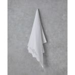 Lisa Pamuklu Nakışlı Banyo Havlusu 90X150 cm Beyaz - 90 x 150 cm