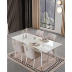 Lisa Yemek Odası Takımı (Yemek Masası + 4 Adet Sandalye)