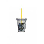 Lisanslı Batman Kapaklı Pipetli Bardak 0,60 LT