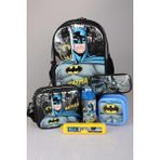 LİSANSLI BATMAN TEK BÖLMELİ KÜÇÜK BOY 32 CM ANAOKUL,BESLENME VE KALEM ÇANTASI,BESLENME KABI,DİŞ FIRÇASI KUTUSU VE 500 ML TRITAN MATARA OKUL SETİ - 1 - 000-Siyah