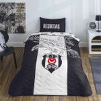 Lisanslı Beşiktaş Kartal Tek Kişilik Yatak Örtüsü Seti