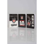 Lisanslı Beşiktaş Sert Kapak Cep Defteri - Siyah - 1