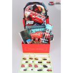 LİSANSLI CARS GIFT BOX 12 PARÇA ANAOKULU ÇANTASI,500 ML MATARA VE KIRTASİYE SETİ - Kırmızı