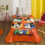 Lisanslı Disney Mickey Mouse Nice Tek Kişilik Battaniye - Çok Renkli