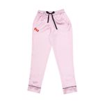 Lisanslı Düğmeli Saten Pantolonlu Pijama Takımı