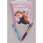 LİSANSLI ELSA FROZEN ÇİZGİLİ NOT DEFTERİ VE VERSATİL UÇLU KALEM 0.7 mm 2'LİSİ - Mavi - 1