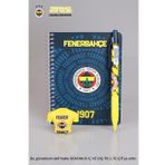 LİSANSLI FENERBAHÇE BLOKNOT,UÇLU KALEM 0.7 MM VE FORMA TASARIM SİLGİ SETİ